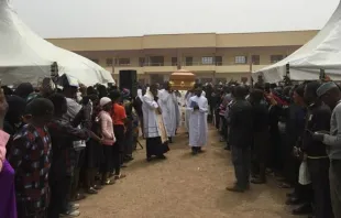 Funeral Mass of murdered seminarian Michael Nnadi, Good Shepherd Seminary, Kaduna, Nigeria, Feb. 11, 2020 Diocese of Maiduguri